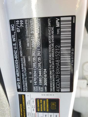 2017 MERCEDES-BENZ GLE 63 AMG 4JGDA7FBXHA815212