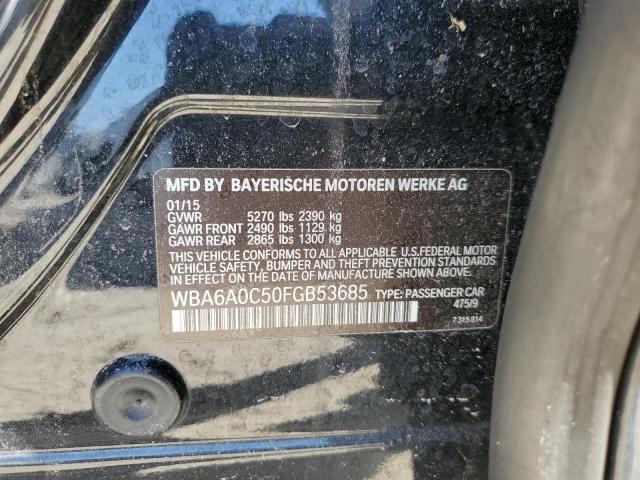 VIN WBA6A0C50FGB53685 2015 BMW 6 SERIES no.13