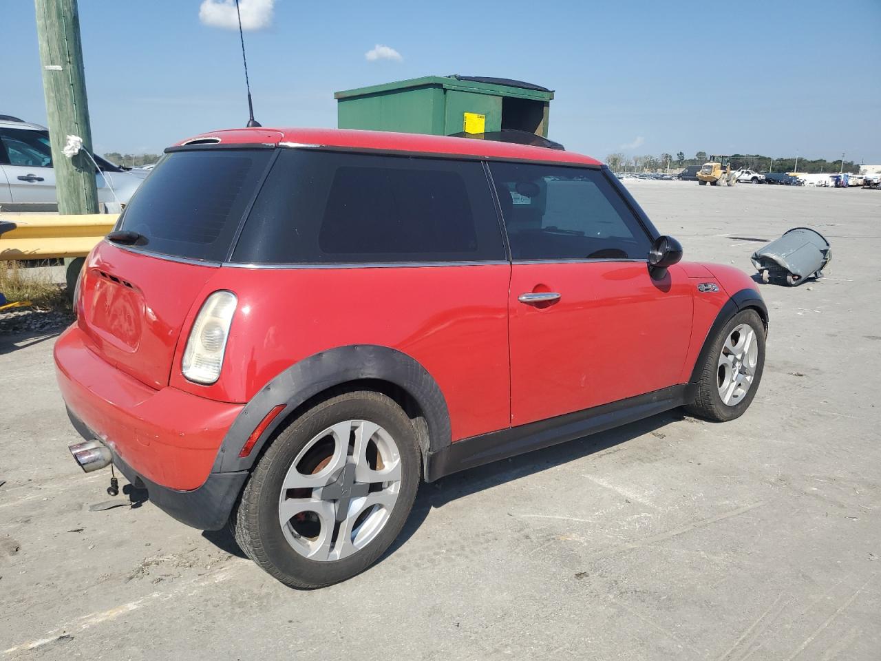 MINI COOPER S 2004 red  gas WMWRE334X4TD90165 photo #4