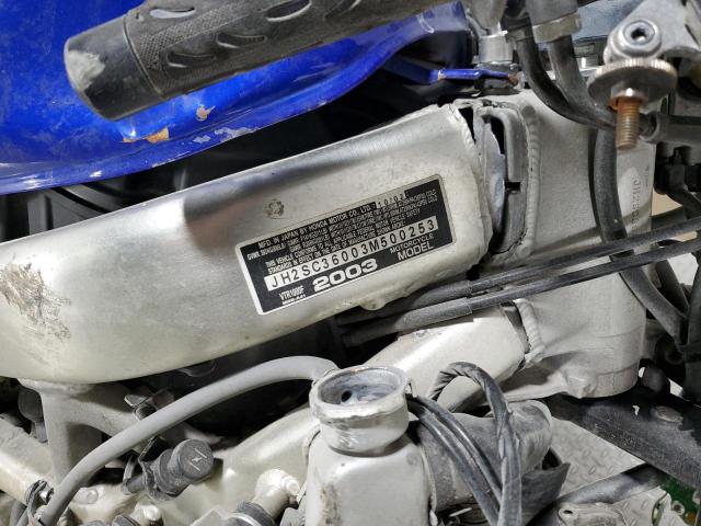 2003 HONDA VTR1000 F JH2SC36003M500253