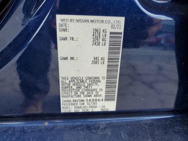 2021 NISSAN ALTIMA S - 1N4BL4BV5MN349864