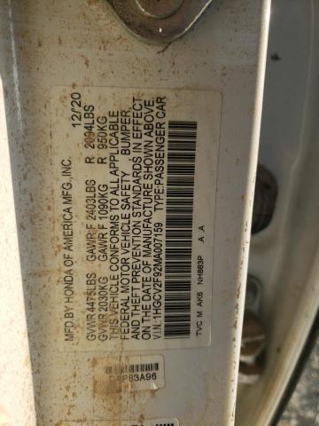 2021 HONDA ACCORD TOU - 1HGCV2F92MA007159