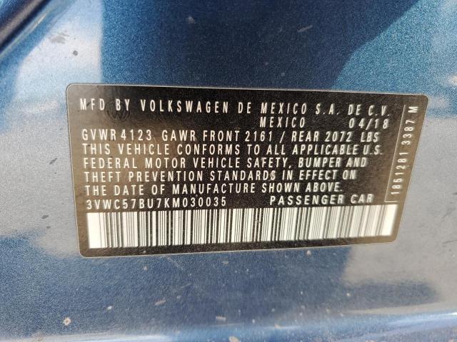 2019 VOLKSWAGEN JETTA S - 3VWC57BU7KM030035