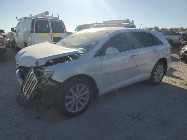 TOYOTA VENZA 2010 white  gas 4T3ZA3BBXAU028678 photo #1