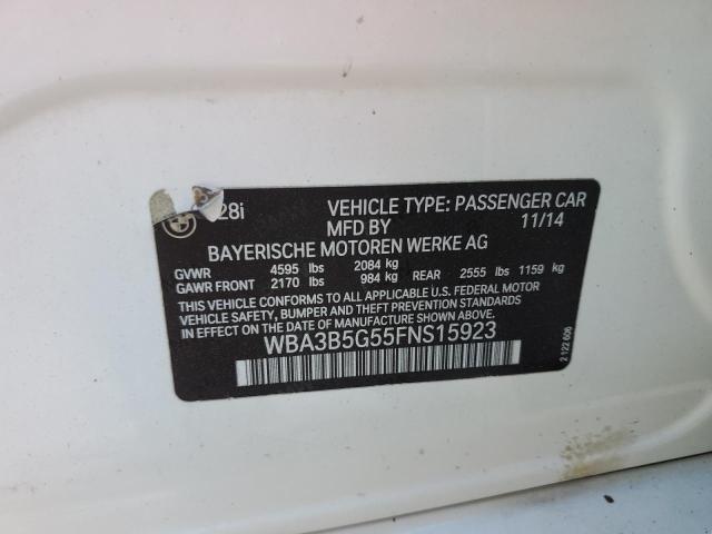 2015 BMW 328 XI SUL - WBA3B5G55FNS15923