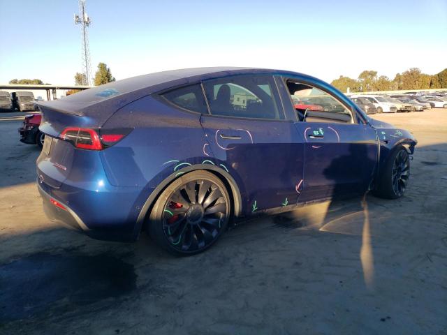 VIN 7SAYGDEF7NF405710 2022 TESLA MODEL Y no.3