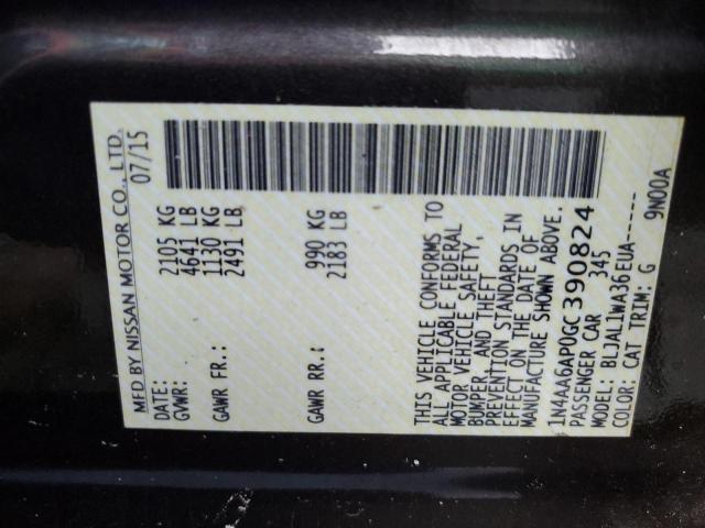 2016 NISSAN MAXIMA 3.5 - 1N4AA6AP0GC390824