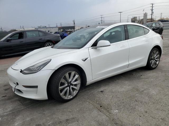 TESLA MODEL 3 2019 white  electric 5YJ3E1EA3KF431233 photo #1