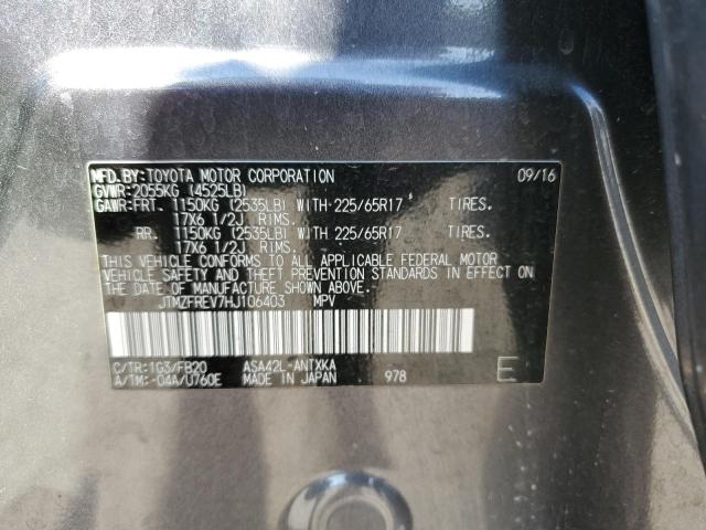 2017 TOYOTA RAV4 LE - JTMZFREV7HJ106403