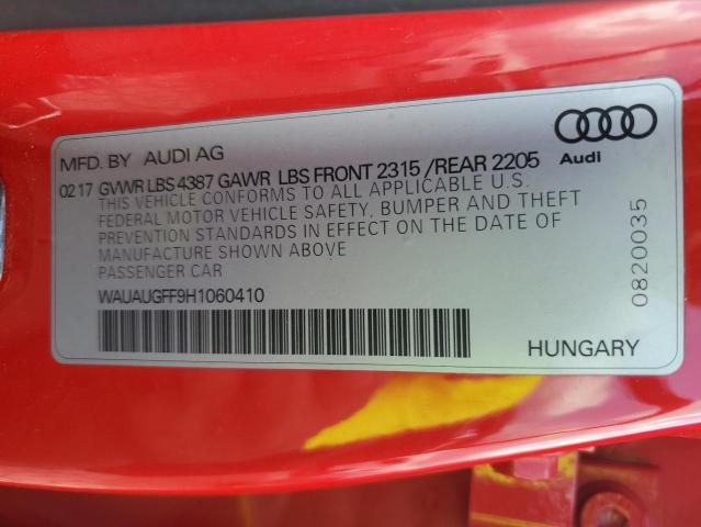 VIN WAUAUGFF9H1060410 2017 AUDI A3 no.13