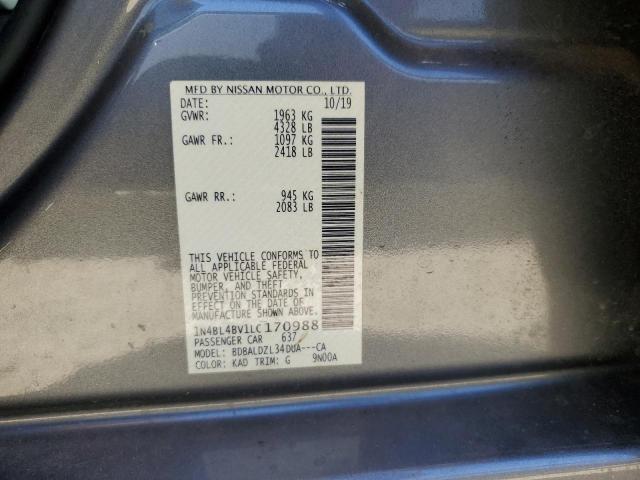 2020 NISSAN ALTIMA S - 1N4BL4BV1LC170988