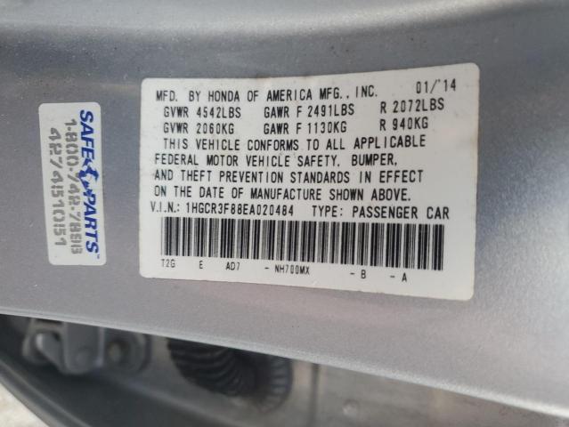 VIN 1HGCR3F88EA020484 2014 Honda Accord, Exl no.13