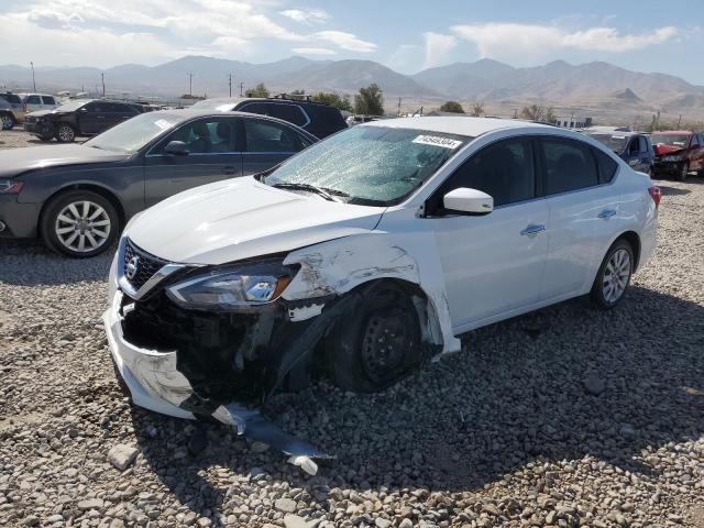 NISSAN SENTRA S 2017 white  gas 3N1AB7AP3HY309050 photo #1