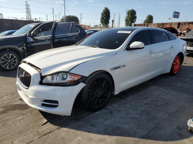 JAGUAR XJL PORTFO 2014 white sedan 4d flexible fuel SAJWA2GZ9E8V71794 photo #1