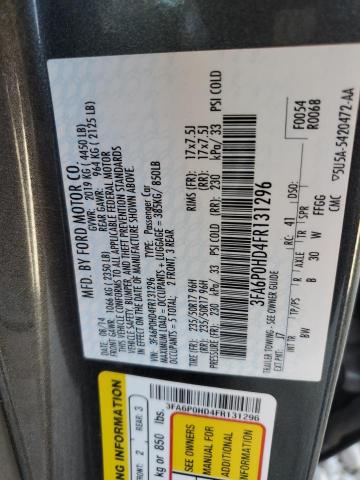 VIN 3FA6P0HD4FR131296 2015 Ford Fusion, SE no.12