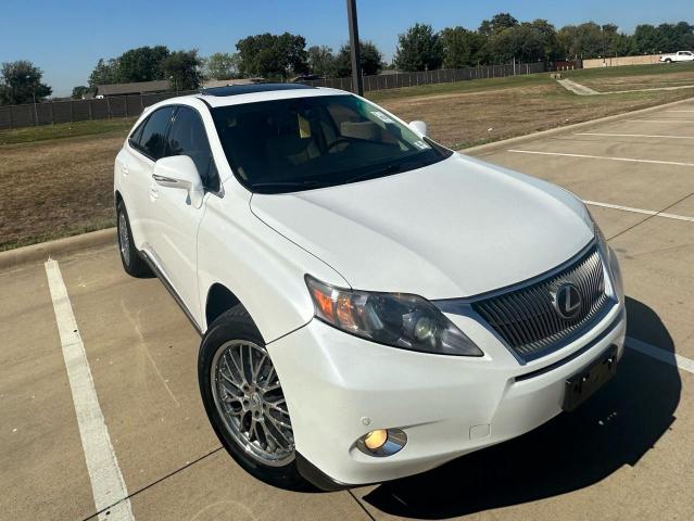 LEXUS RX 450H 2010 white 4dr spor hybrid engine JTJZB1BAXA2400180 photo #1