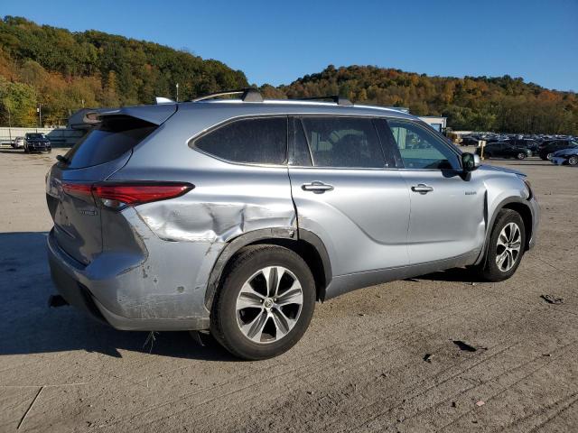 TOYOTA HIGHLANDER 2020 silver  hybrid engine 5TDGBRCH2LS000341 photo #4