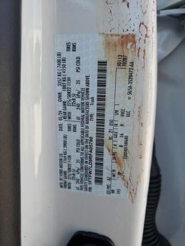 2024 FORD F150 PLATI 1FTFW7LD9RFA05790