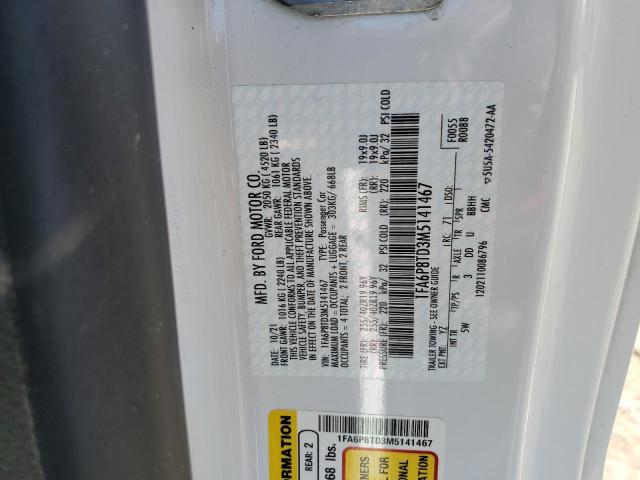 2021 FORD MUSTANG - 1FA6P8TD3M5141467