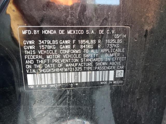 2015 HONDA FIT EX - 3HGGK5H84FM701325