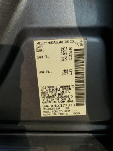 2016 NISSAN ALTIMA 2.5 - 1N4AL3AP8GC177323