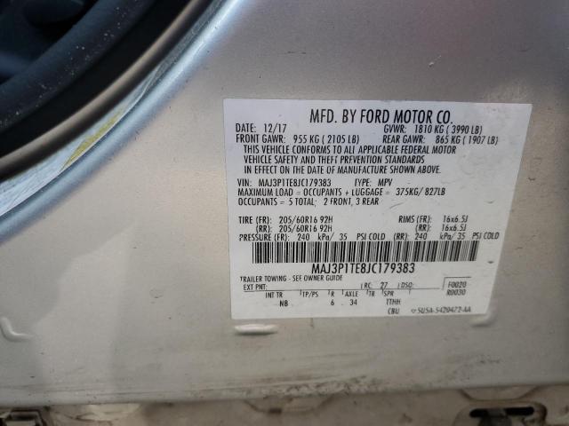2018 FORD ECOSPORT S - MAJ3P1TE8JC179383