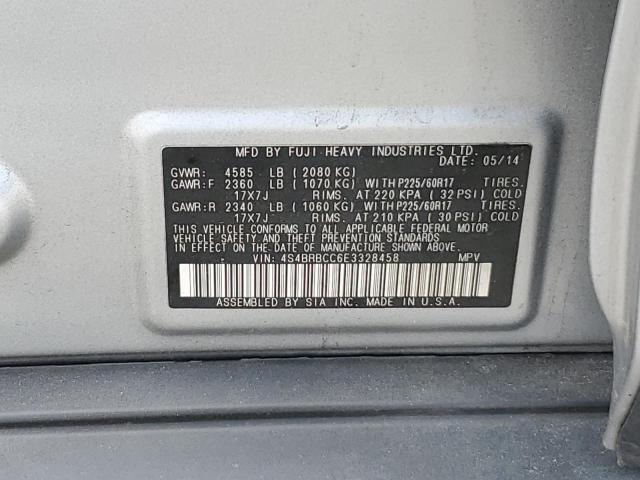 VIN 4S4BRBCC6E3328458 2014 Subaru Outback, 2.5I Pre... no.13