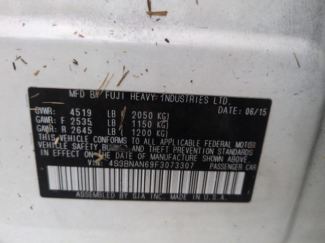 2015 SUBARU LEGACY 2.5 - 4S3BNAN69F3073307