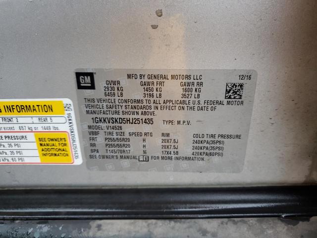2017 GMC ACADIA LIM - 1GKKVSKD5HJ251435