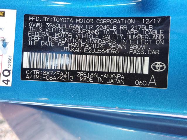 2018 TOYOTA COROLLA IM - JTNKARJE2JJ564096