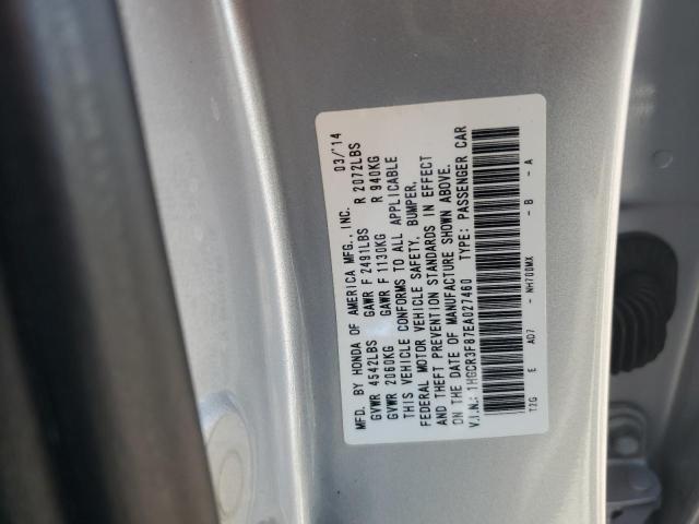 VIN 1HGCR3F87EA027460 2014 Honda Accord, Exl no.12