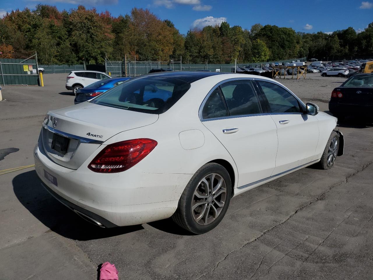 Lot #3030736098 2015 MERCEDES-BENZ C 300 4MAT