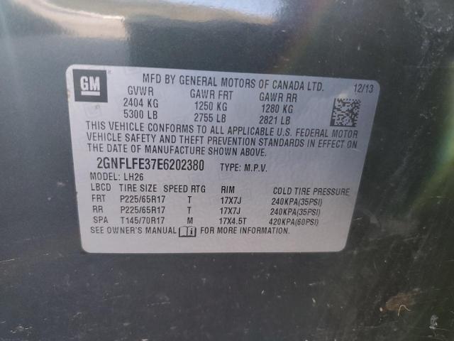 VIN 2GNFLFE37E6202380 2014 Chevrolet Equinox, LT no.13