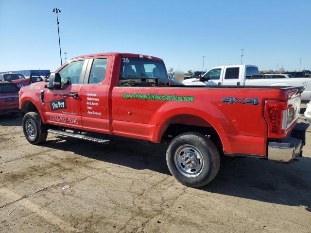 FORD F250 SUPER 2017 red  gas 1FT7X2B64HED91126 photo #3