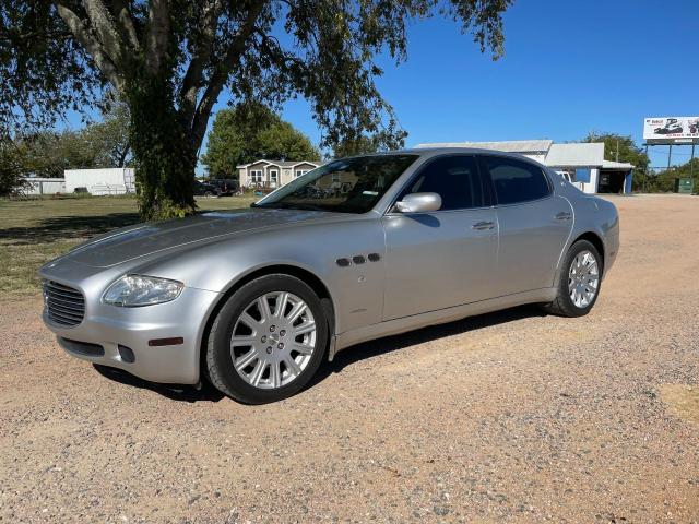 MASERATI QUATTROPOR 2006 silver sedan 4d gas ZAMCE39A660021029 photo #3