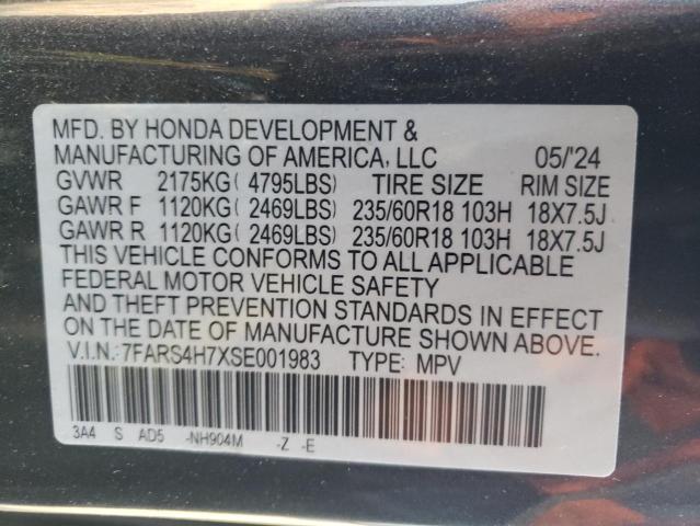 VIN 7FARS4H7XSE001983 2025 HONDA CRV no.13