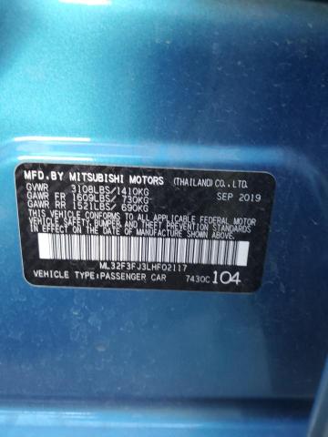 2020 MITSUBISHI MIRAGE G4 - ML32F3FJ3LHF02117