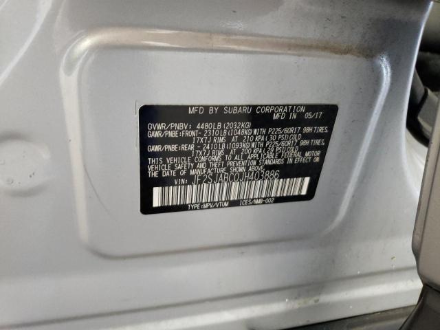 2018 SUBARU FORESTER 2 - JF2SJABC0JH403886