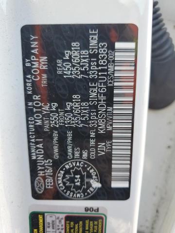 2015 HYUNDAI SANTA FE G - KM8SNDHF6FU118383
