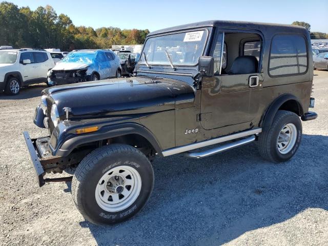 JEEP JEEP CJ7 1985 black  gas 1JCCM87E2FT135665 photo #1