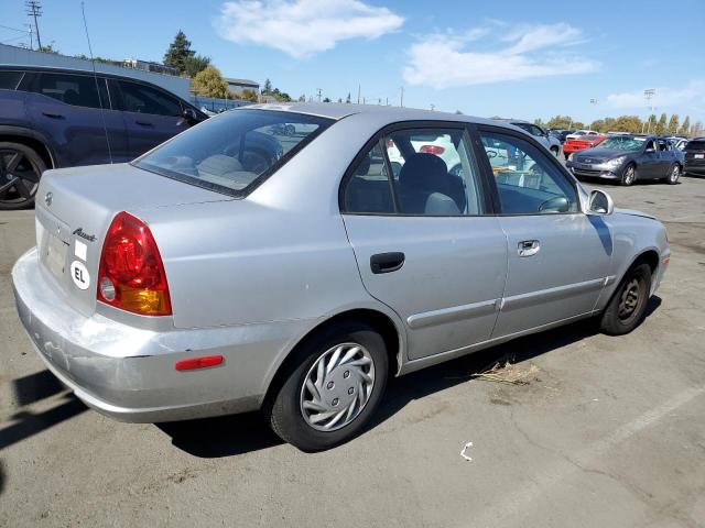 HYUNDAI ACCENT GL 2003 beige  gas KMHCG45CX3U488238 photo #4