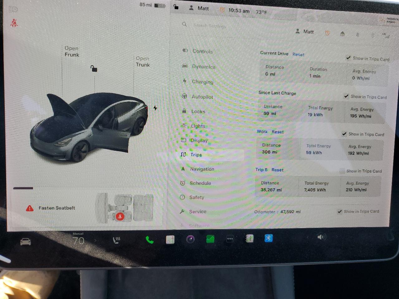 Lot #2926237567 2021 TESLA MODEL 3