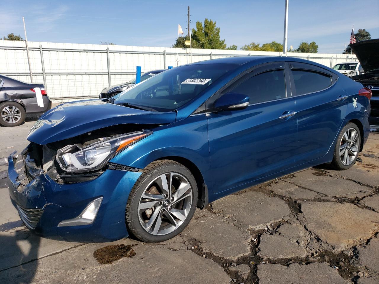 Lot #2989488574 2015 HYUNDAI ELANTRA SE