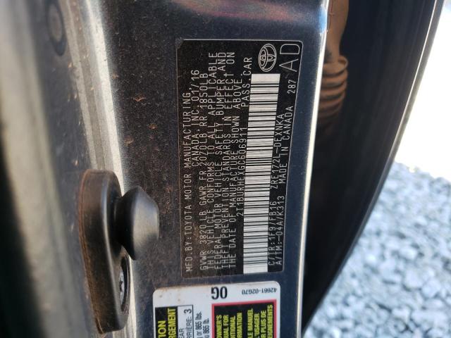 2016 TOYOTA COROLLA L - 2T1BURHEXGC606911