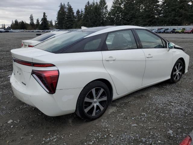 TOYOTA MIRAI 2017 white sedan 4d hydrogen fuel cell JTDBVRBD5HA002380 photo #4