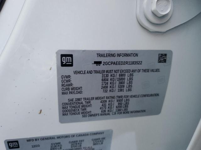 2024 CHEVROLET SILVERADO - 2GCPAEED2R1183522