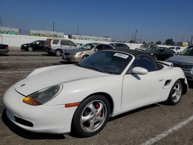 PORSCHE BOXSTER 1999 white converti gas WP0CA2988XU621696 photo #1