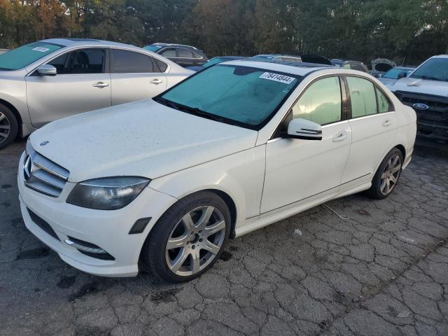 MERCEDES-BENZ C 300 4MAT 2011 white sedan 4d gas WDDGF8BB5BR178890 photo #1