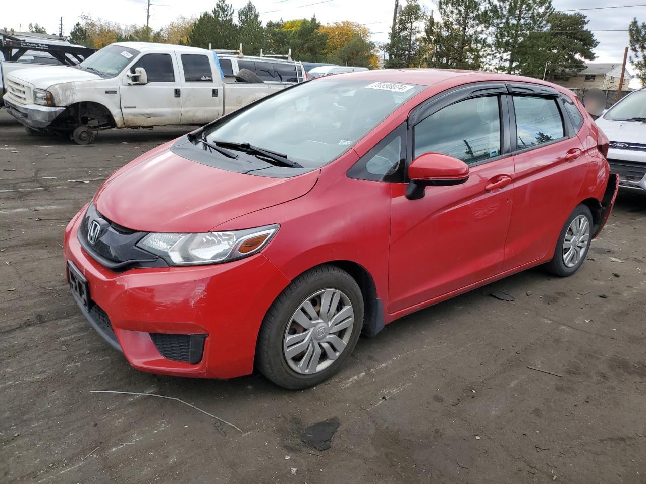 Lot #2928867714 2015 HONDA FIT LX