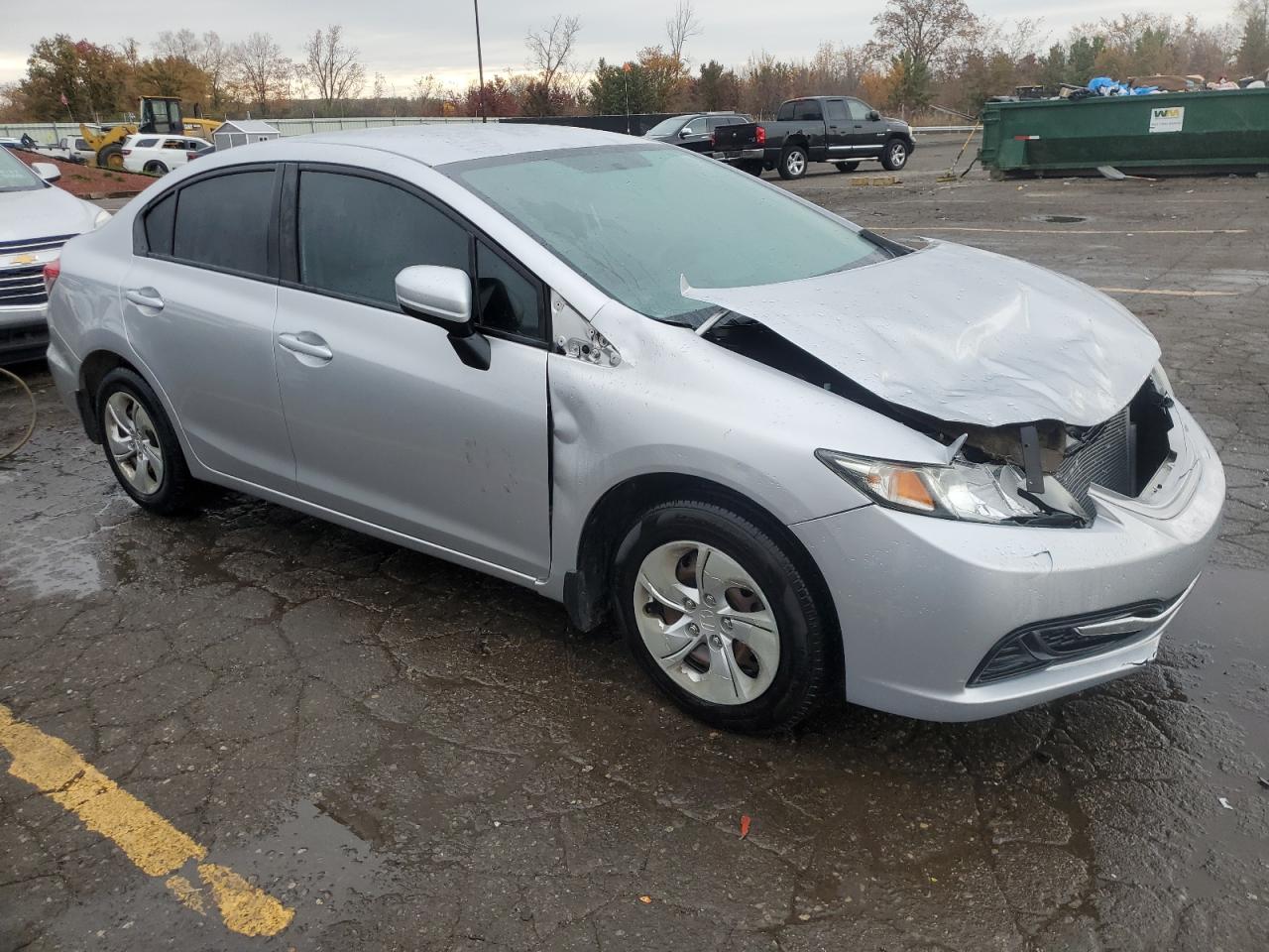 Lot #2928626735 2015 HONDA CIVIC LX